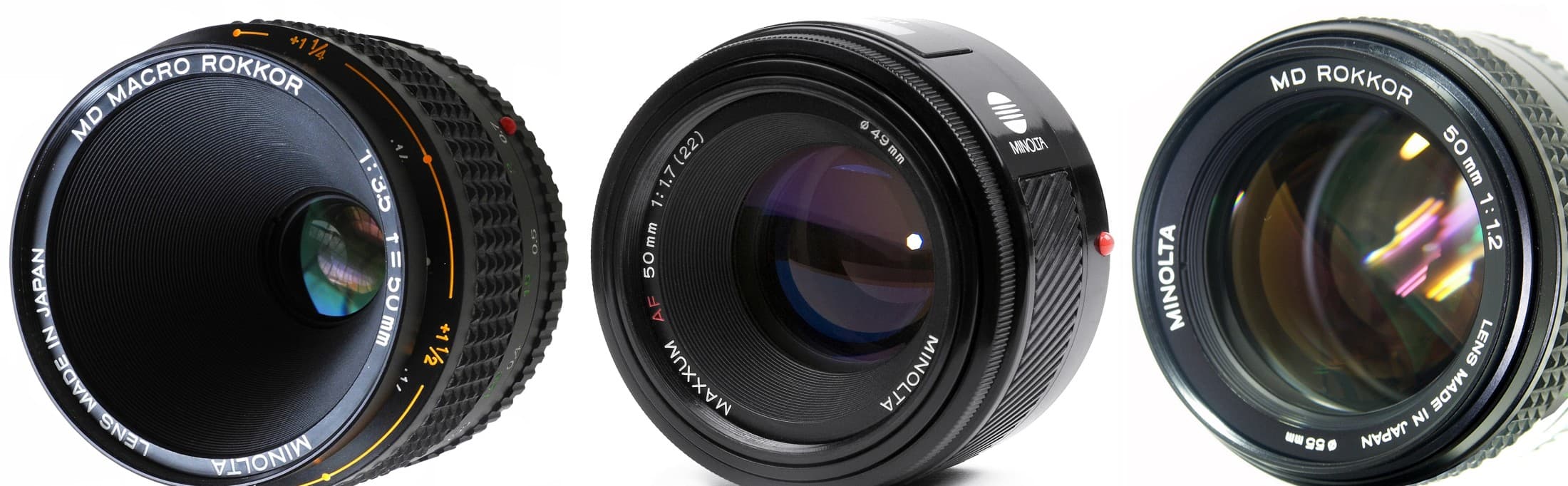 Minolta Rokkor 50mm f1.7 heritage lens body