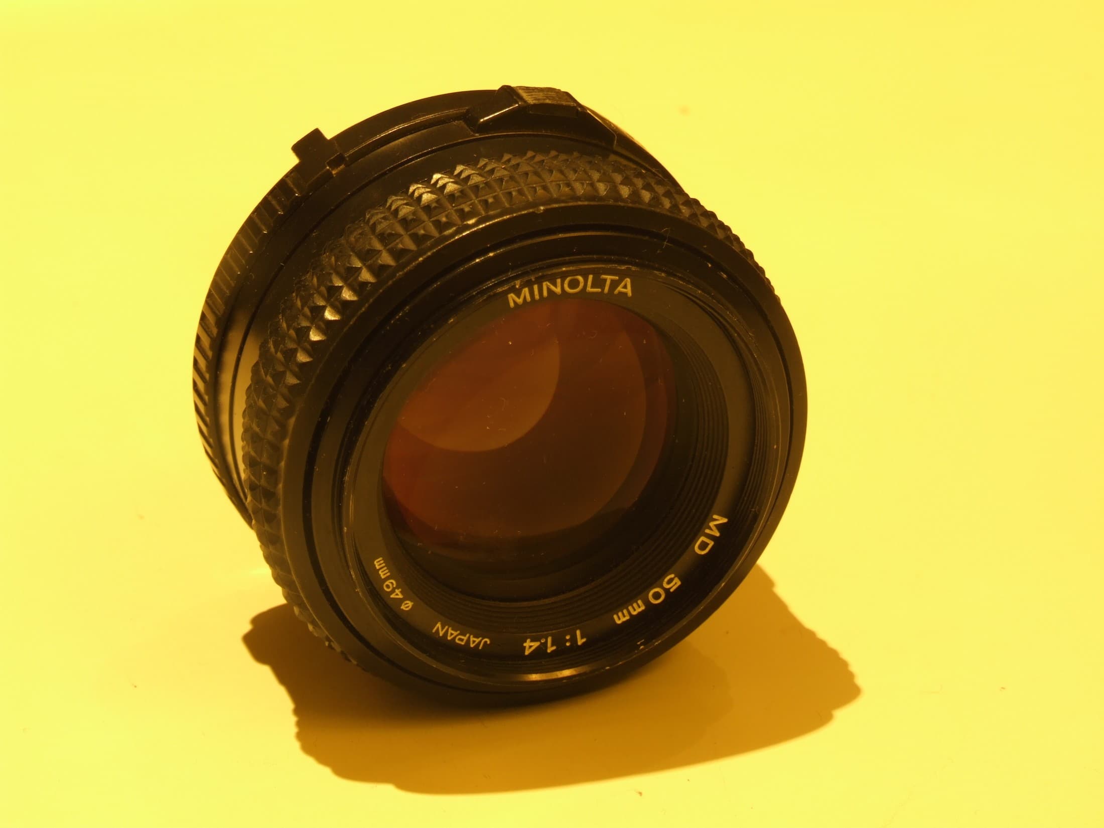 Minolta MD 50mm f/1.4 heritage lens body