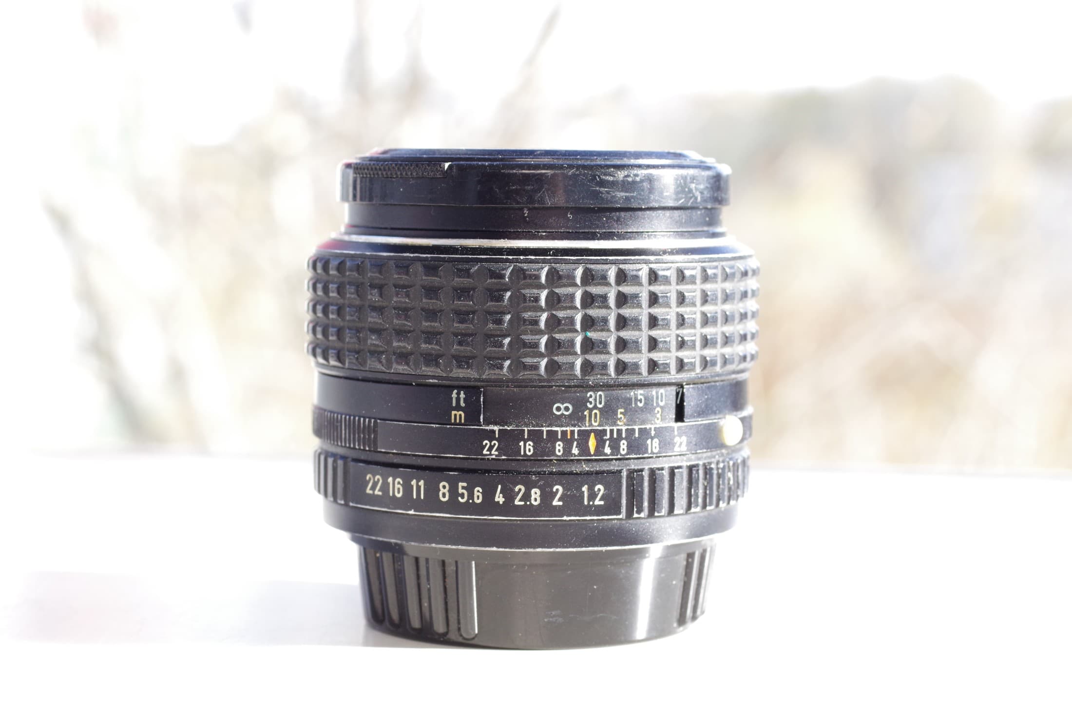 Pentax SMC Pentax K 50mm f/1.2 heritage lens body