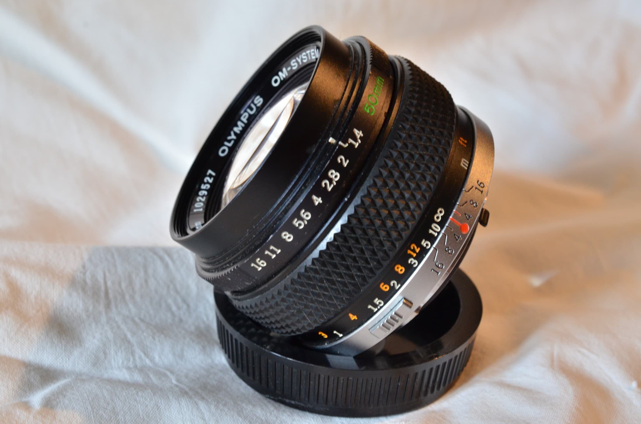 Olympus Zuiko 50mm f/1.4 heritage lens body