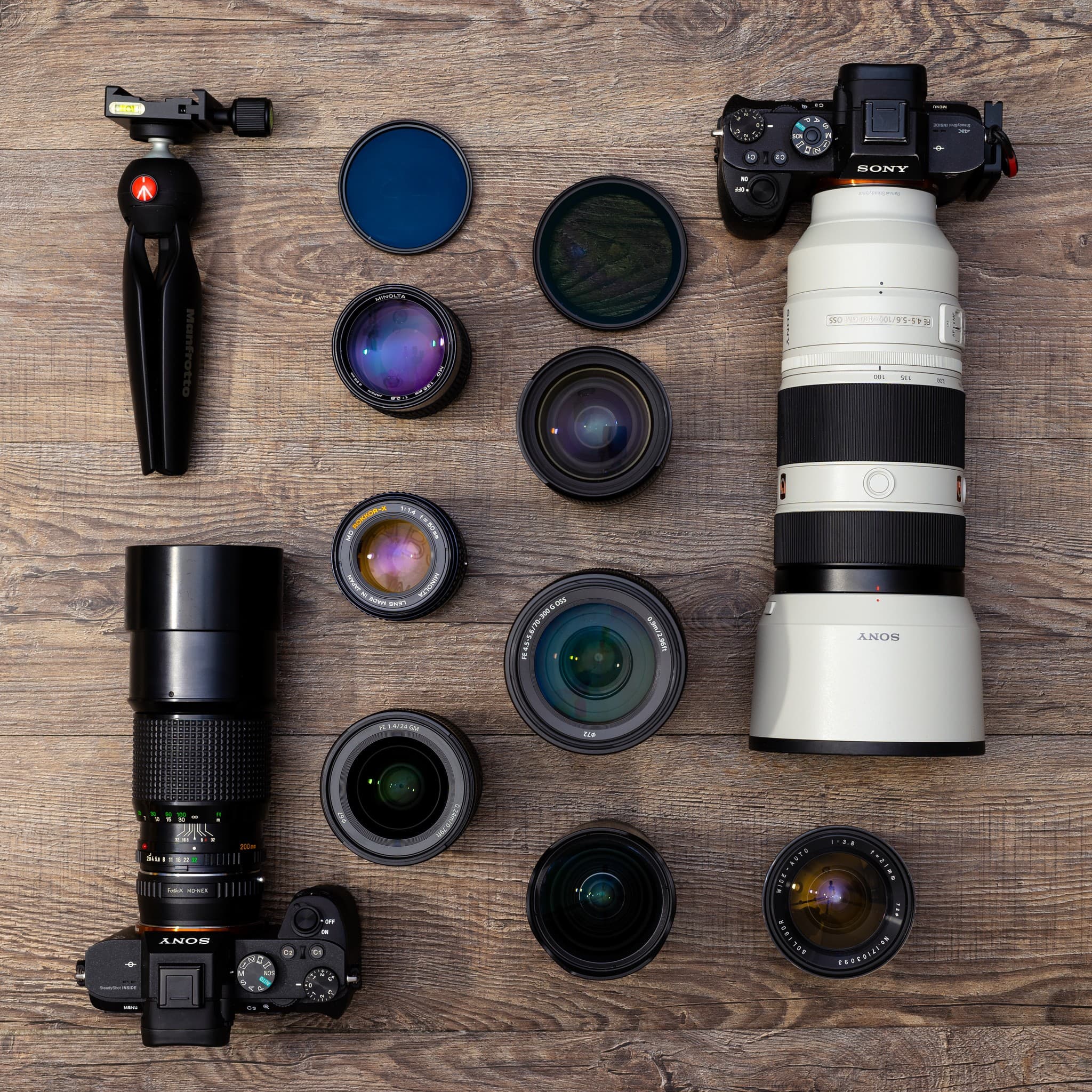 Minolta MD 24mm f/2.8 heritage lens body