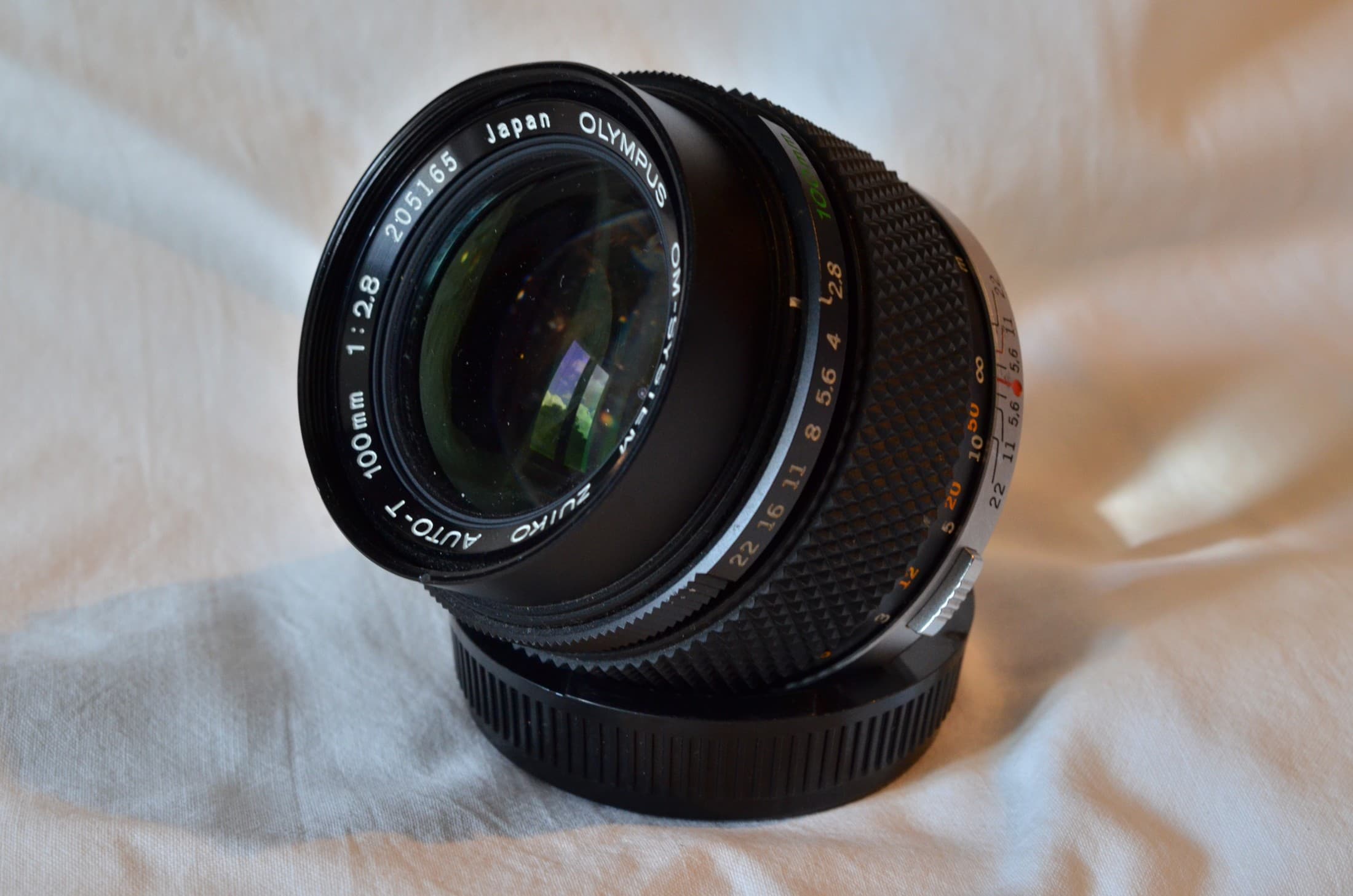 Olympus Zuiko 100mm f/2.8 heritage lens body