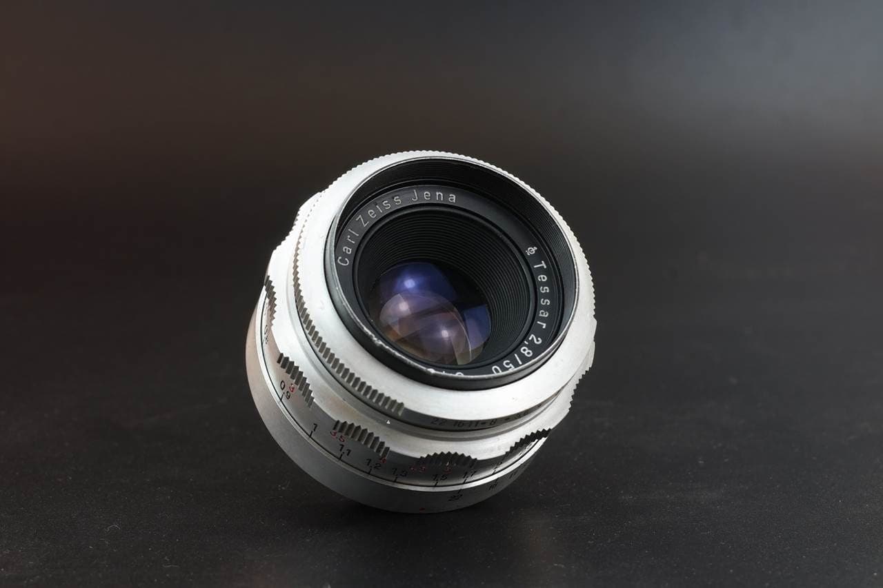 Carl Zeiss Carl Zeiss Tessar Silver 8 Blade : 50 mm, f2.8