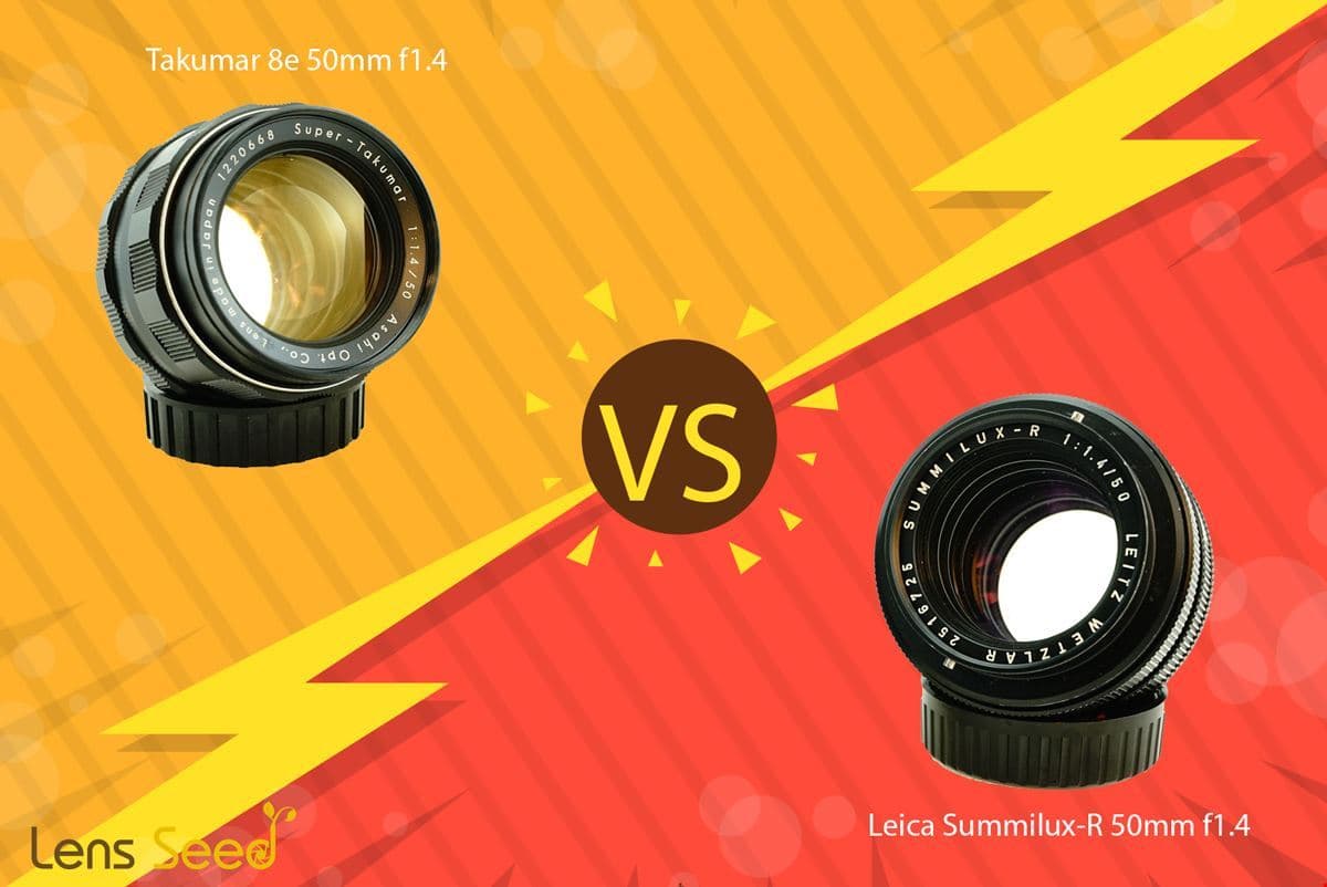 Takumar 8 Element 50mm f1.4 VS Leica Summilux-R 50mm f1.4