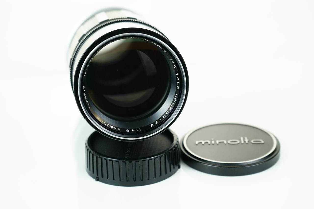 Minolta Minolta 200mm f4.5 heritage lens body