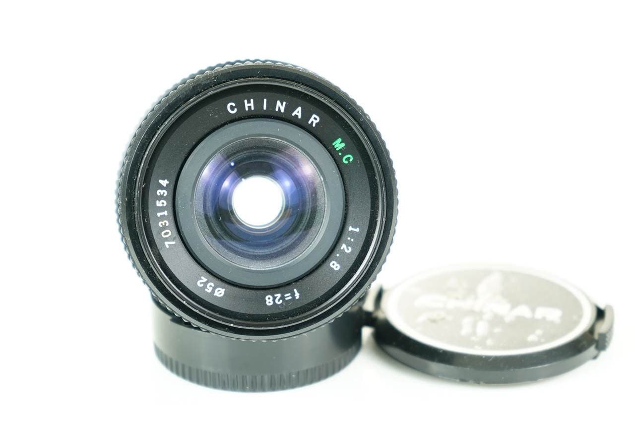 Chinar Chinar 28mm f2.8 heritage lens body