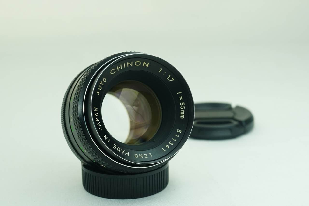 Chinon Chinon 55mm f1.7 heritage lens body