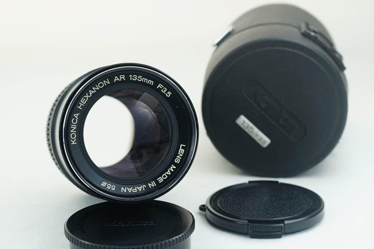Konica Konica Hexanon 135mm f3.2 heritage lens body