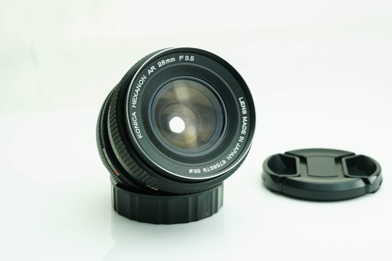 Konica Konica Hexanon 28mm f3.5 heritage lens body