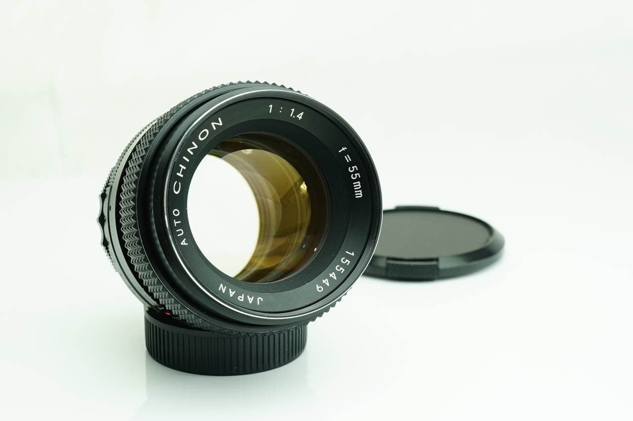 Chinon Chinon 55mm f1.4 heritage lens body
